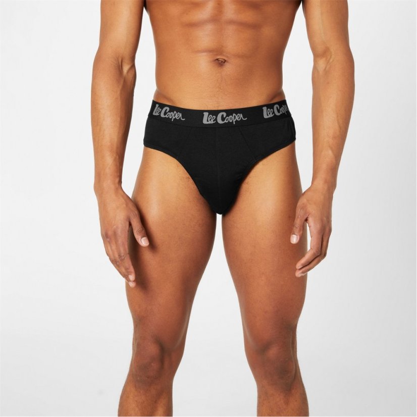 Lee Cooper Cooper Men's 5-Pack Comfort Briefs Solid Black