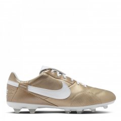 Nike Premier 3 Firm Ground Football Boots Gold/White