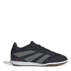 adidas Predator Club Junior Indoor Court Football Boots Black/Grey