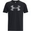 Under Armour Men's Big Logo Fill Cotton Short Sleeve Performance Gym Top Black