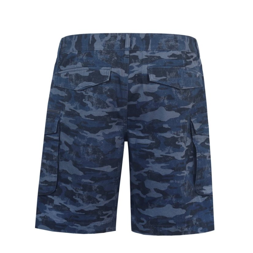 Firetrap BTK pánske šortky Navy Camo