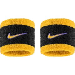 Nike Swoosh Wristband 2 Pack Black/Purple