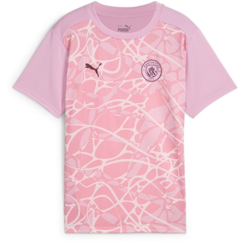 Puma Manchester City Third Pre Match Shirt 2024 2025 Juniors Pink