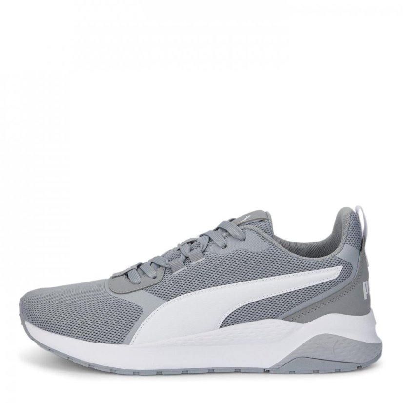 Puma Anzarun Trainers Mens Grey/White