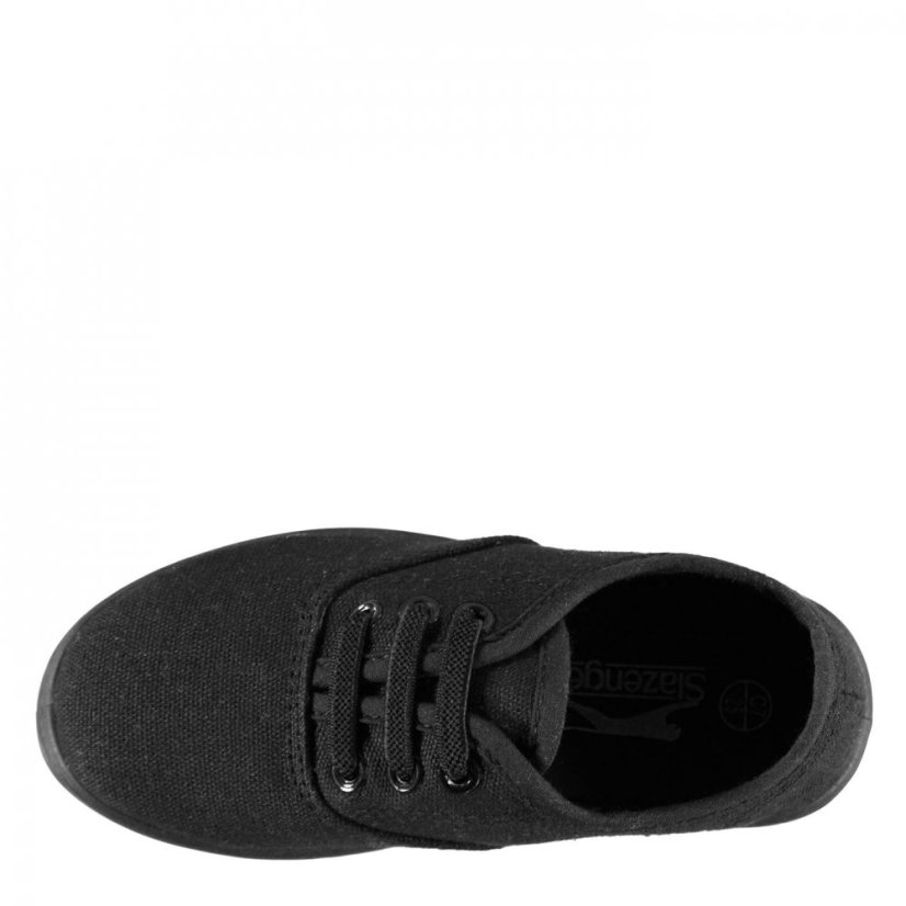 Slazenger Infants Canvas Pumps Black