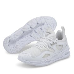 Puma Trc Blaze Triple Low-Top Trainers Mens White/Silver