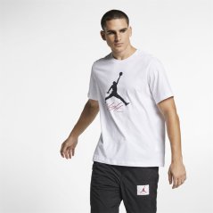 Air Jordan AJ Jumpman pánske tričko White/Black