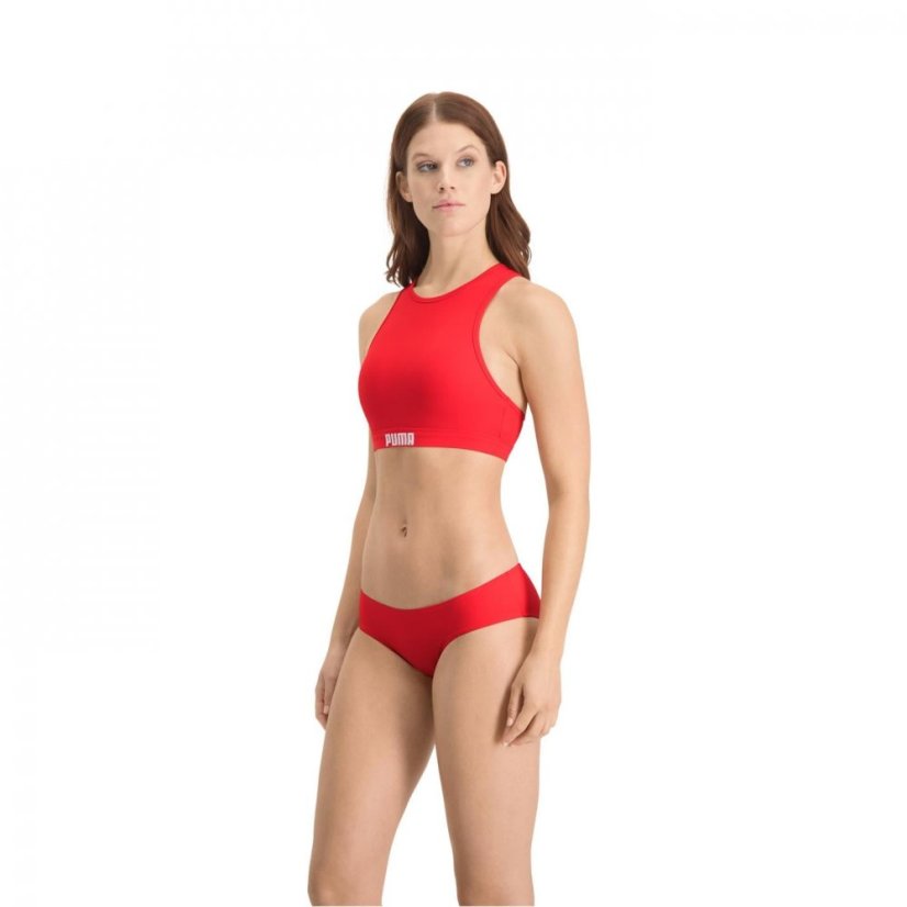 Puma Swim Hipster Briefs Womens Red