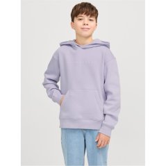 Jack and Jones Star Hoodie Lavender