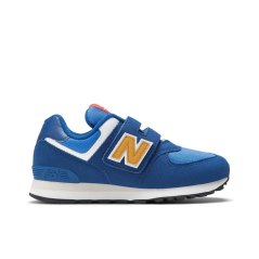 New Balance 574 Hook & Loop Trainers Blue