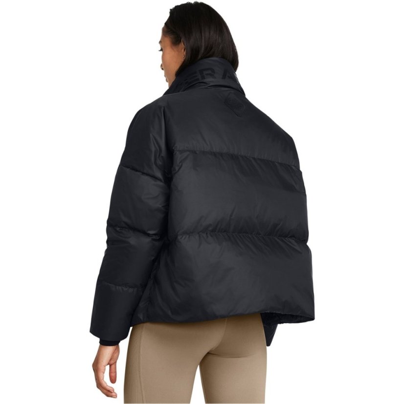 Under Armour Women's CGI Down Puffer Performance Training Jacket Black