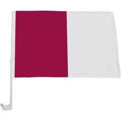 Official Car Flag Maroon/White