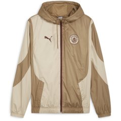 Puma Manchester City Pre-Match Woven Jacket Adults Granola