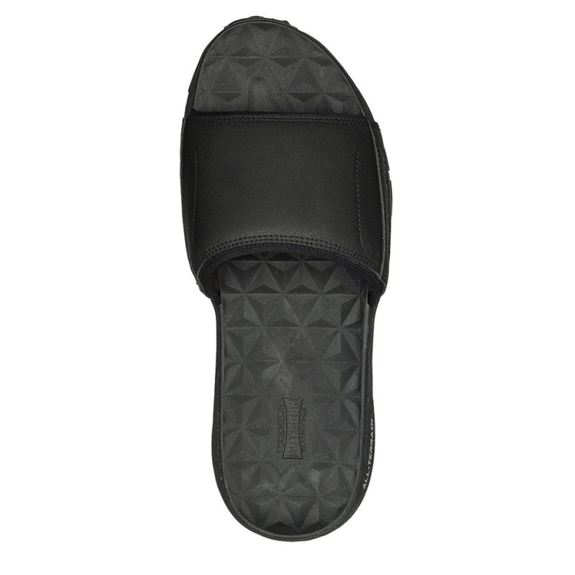 Skechers Escape Plan Trail Sandal - El Walking Sandals Mens Black Knit
