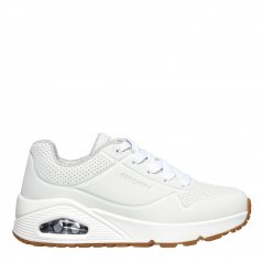 Skechers Uno Stand On Air Trainers Junior White