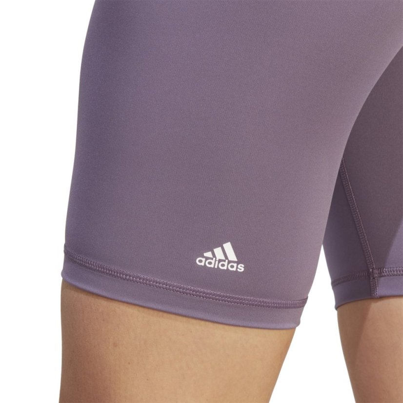 adidas Optime Training Bike Short Leggings Womens Shadow Violet
