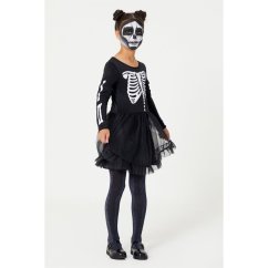 Character Halloween Skeleton Costume Black