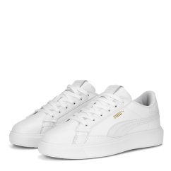 Puma Lajla Lthr Wns Low-Top Trainers Womens Puma White