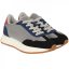 Fabric Trainers Childrens Grey/Navy/Red