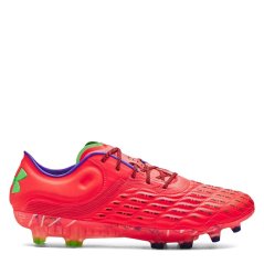 Under Armour Magnetico Elite 3 Junior Firm Ground Football Boots Red