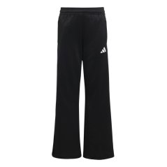 adidas House of Tiro Colors of Football High-Waisted Wide-Leg Joggers Juniors Black/White
