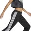 adidas House of Tiro Colors of Football High-Waisted Wide-Leg Joggers Juniors Black/White