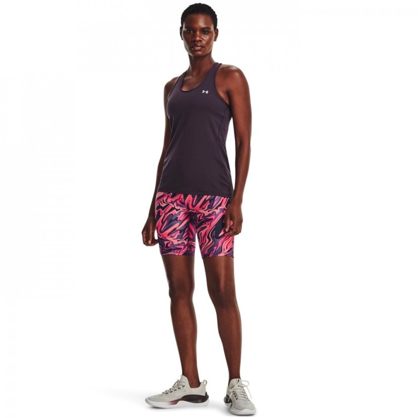 Under Armour HeatGear Bike Shorts Womens Posh Pink