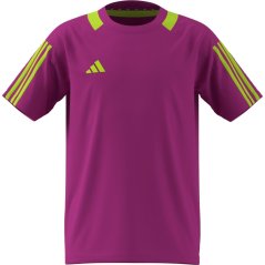 adidas Sereno Training Top Juniors Purple/Yellow