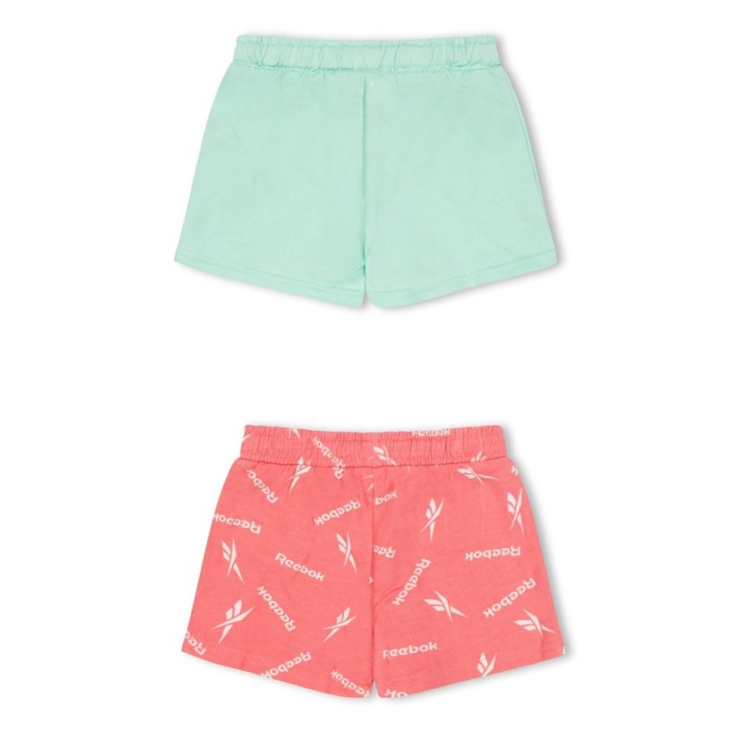 Reebok Kids' Jersey Jogger Shorts Strawberry