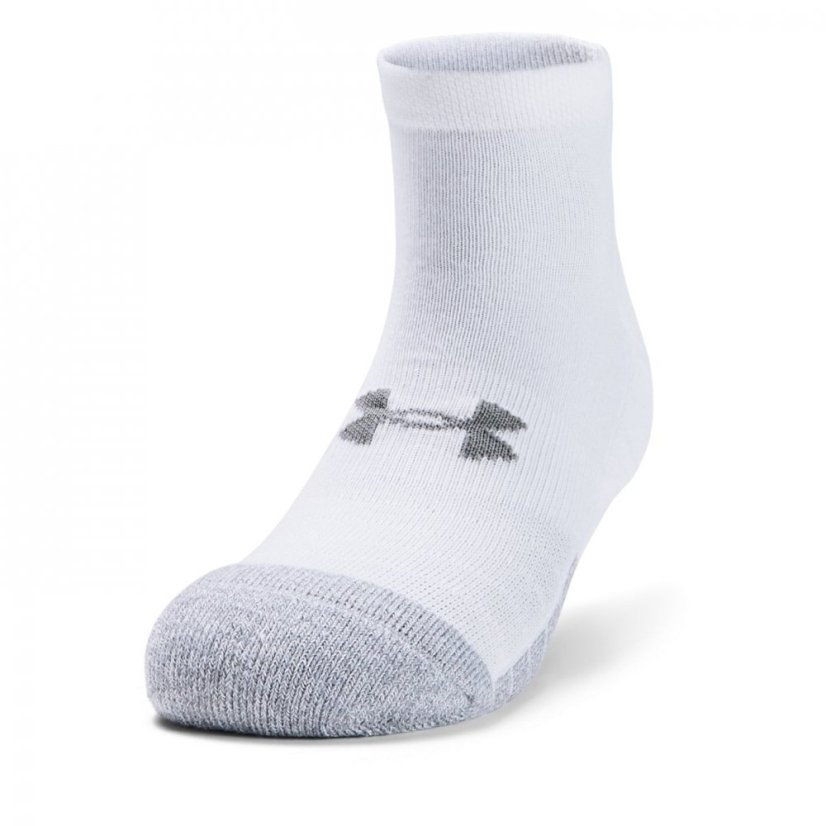 Under Armour Low Cut Socks 3 Pack White