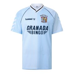 Hummel Mens Coventry City Licensed Retro Football Shirt 1987 Blue/White