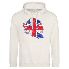 Lonsdale Printed Logo Hoodie Vanilla 3