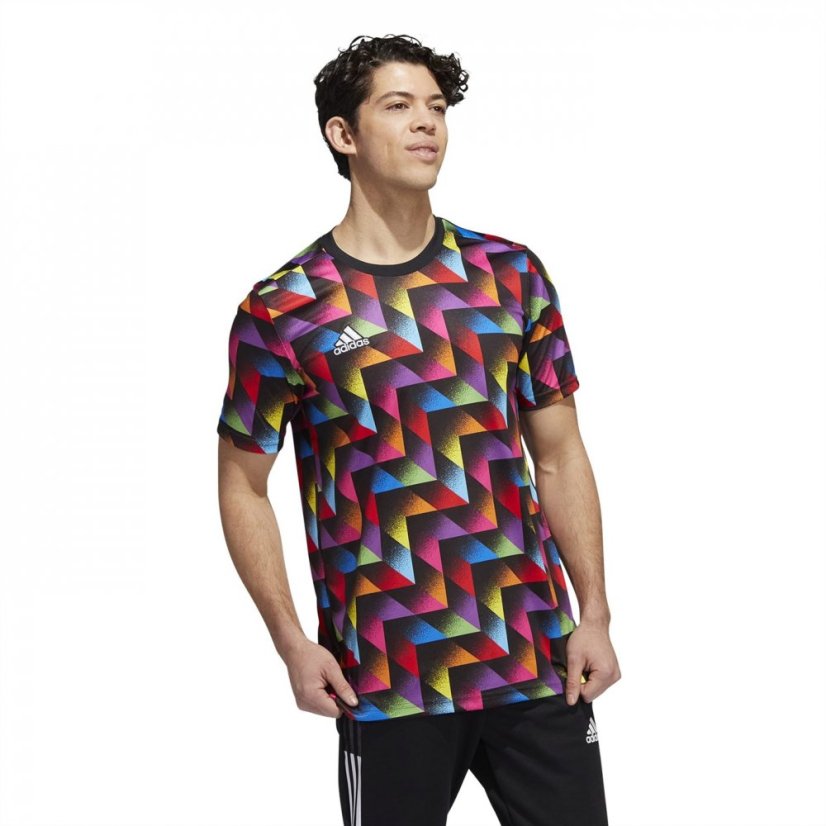 adidas MLS LGBTQ+ Pre-Match Jersey Mens Multicolor