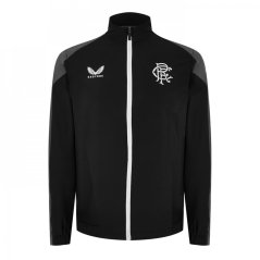 Castore Men's Rangers Waterproof Licensed Rain Anorak Black