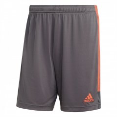 adidas Mens Sereno Training Shorts Grey/Orange