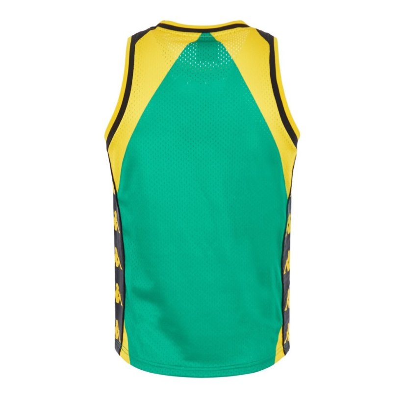 Kappa Banda Vest Green/Yellow