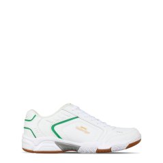 Slazenger Tennis Shoe Ladies White/Green/Gum