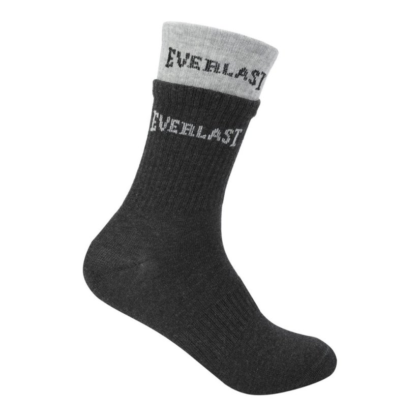 Everlast Men's Ribbed Crew Socks Multi