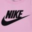 Nike HBR Short Sleeve T-Shirt Infant Girls Pink