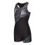 Slazenger LYCRA® XTRA LIFE™ Boyleg Swimming Suit Junior Girls Black/Grey