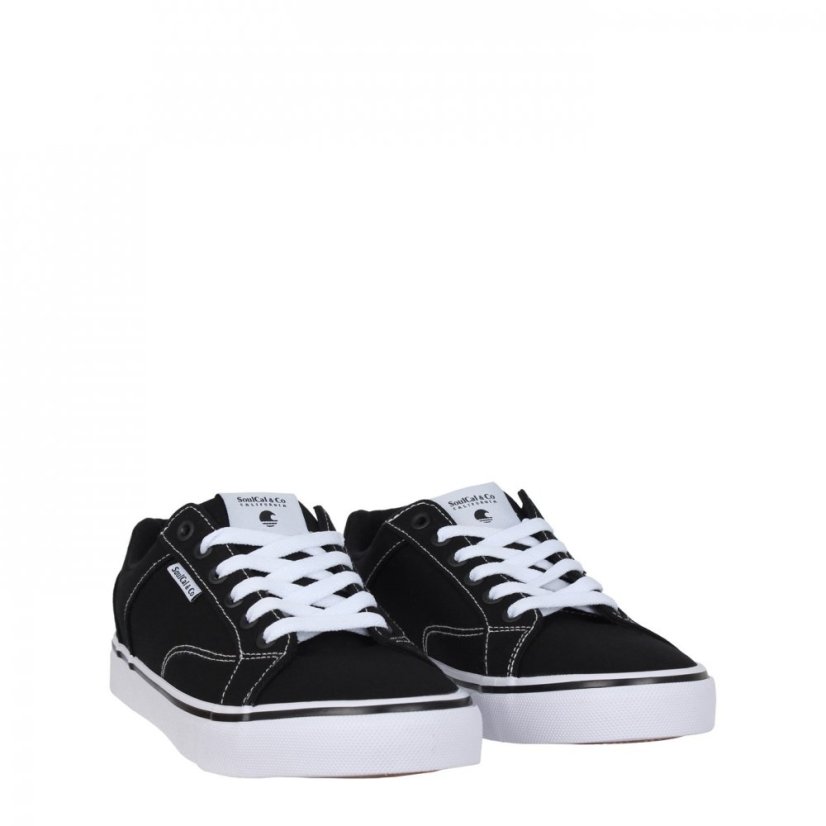 SoulCal Canyon Low Mens Trainers Black/White