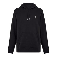Original Penguin Logo Hoodie True Black