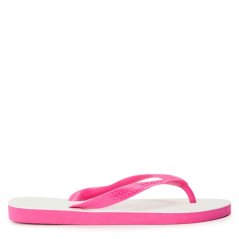 Havaianas Hav. Tradicional Black 39/40 Flip Flops Unisex Adults White/Pink
