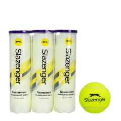 Slazenger Tournament Tri Pack Tennis Balls Yellow