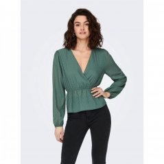 Only Palma Wrap Top Ld99 Balsam Green