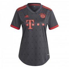 adidas Bayern Munich Third Shirt 2022 2023 Womens Night Grey