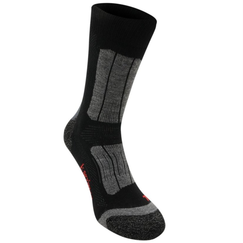 Karrimor 2Pk Trekking Socks Juniors Black