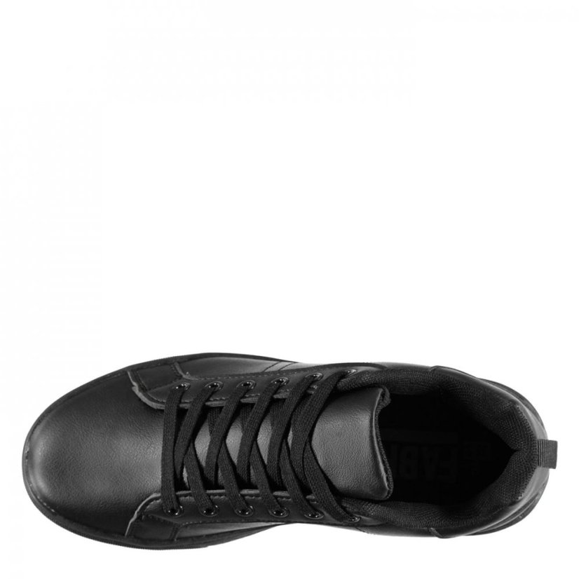 Fabric Low Junior Trainers Black/Black