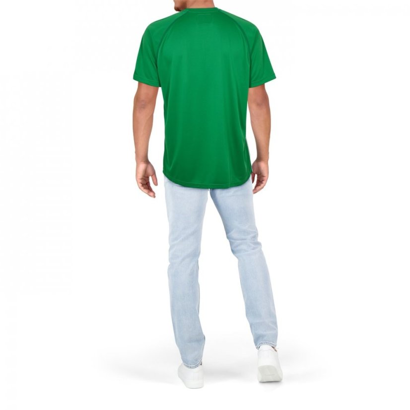 Source Lab Poly T-Shirt Mens Green/White