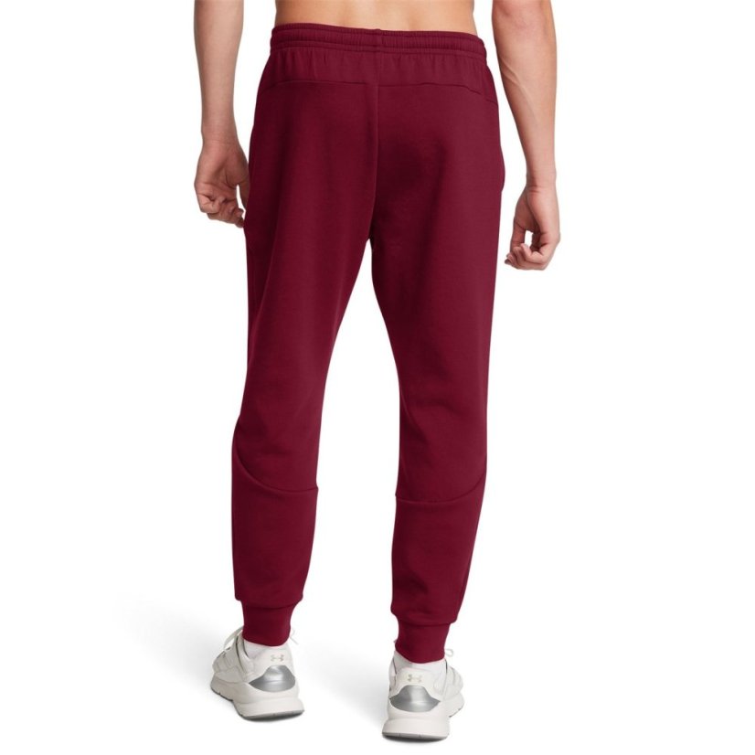 Under Armour Men's Unstoppable Closed Hem Fleece Joggers Red